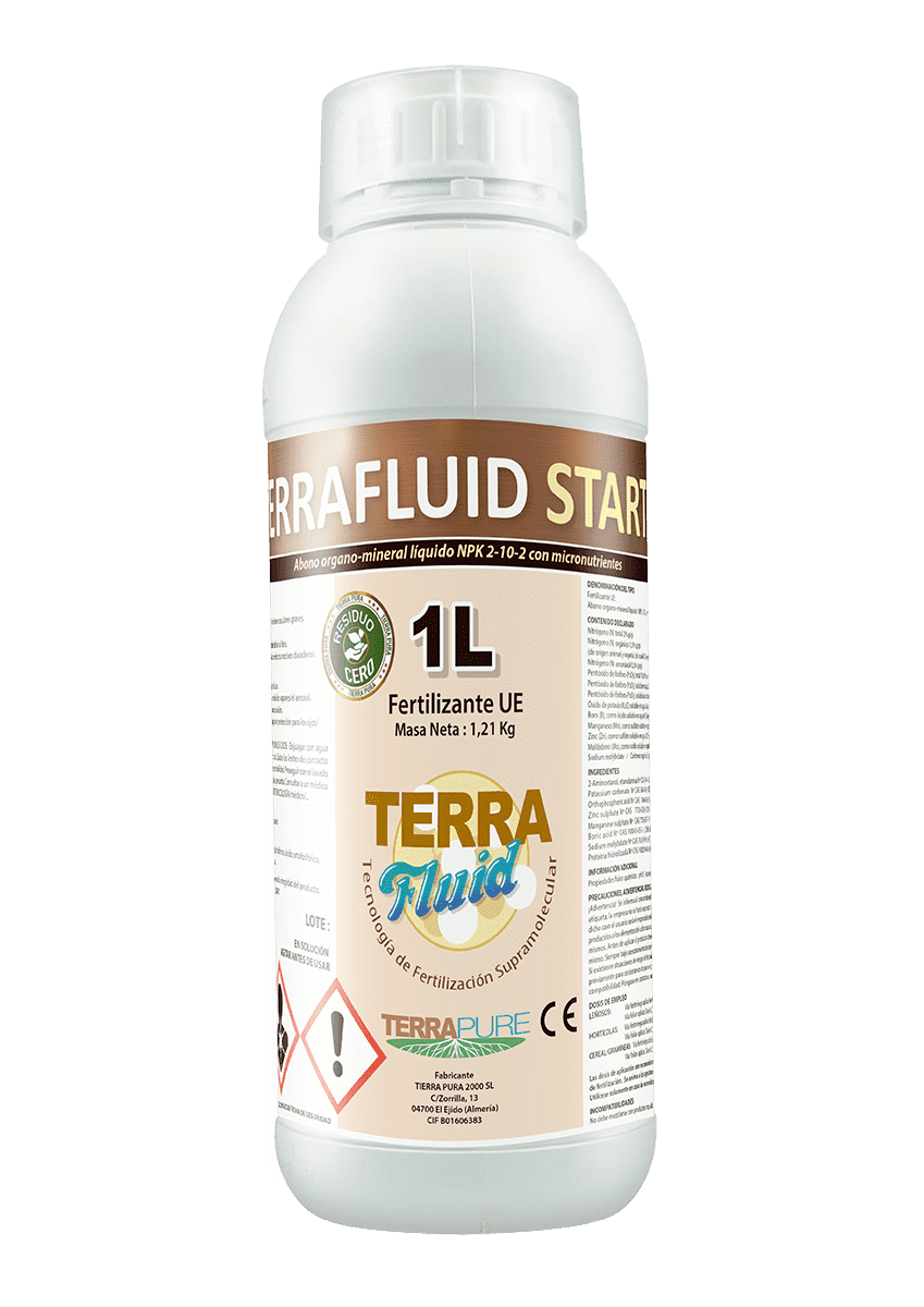 Fertilizantes Terrafluid Start  Nutrientes Agrícolas Terrapure 1L
